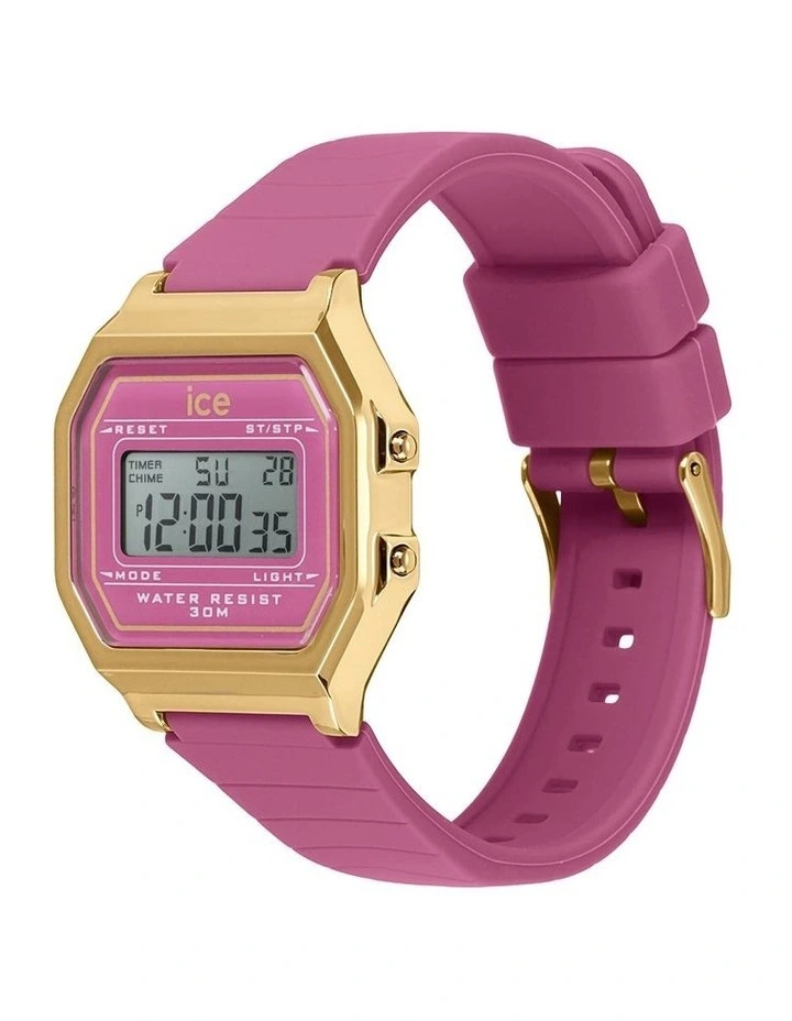 Digit Retro Watch in Blush Violet