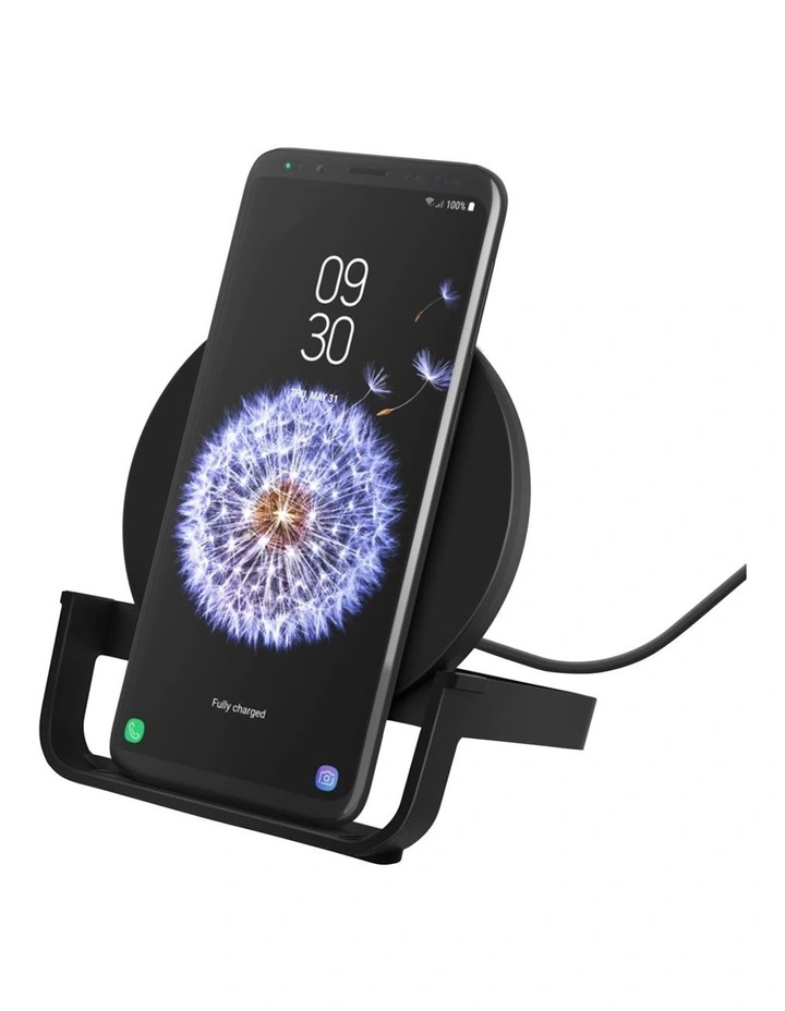 Boostup Wireless Charge and Stand 10W (AC Adapter Not Included) in Black
