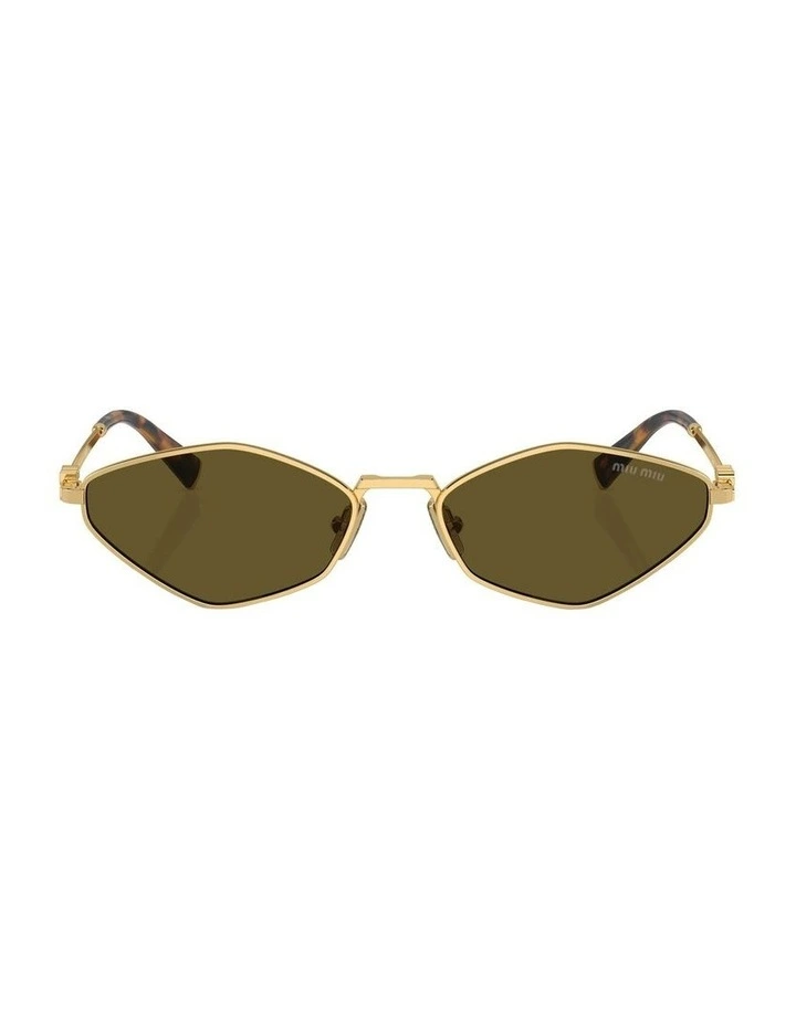 MU 56ZS Sunglasses in Gold