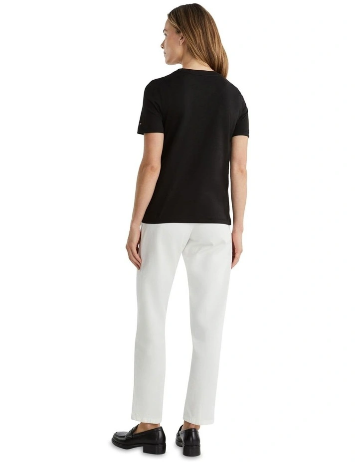 Modern Hilfiger Tee in Black