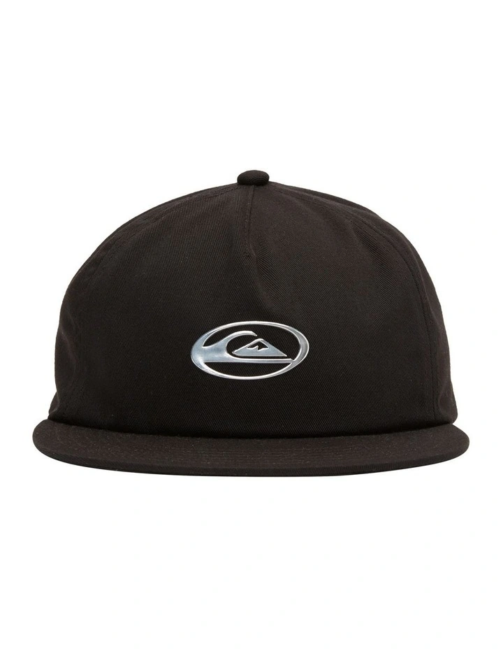 Saturn Strapback Cap in Black
