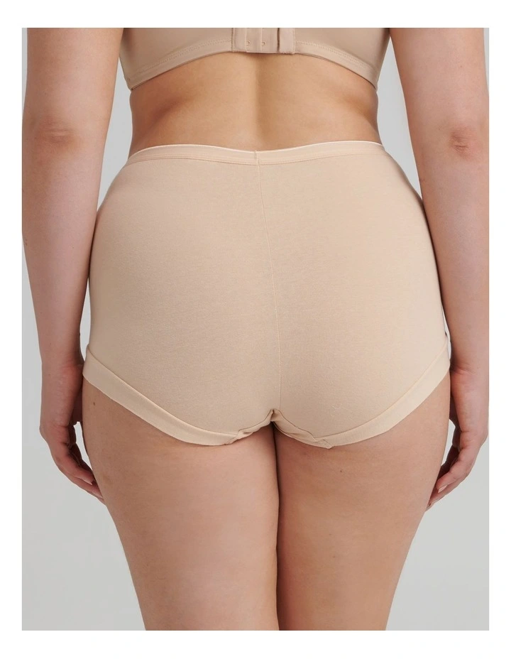 2Pk Bamboo Everyday Briefs Nude
