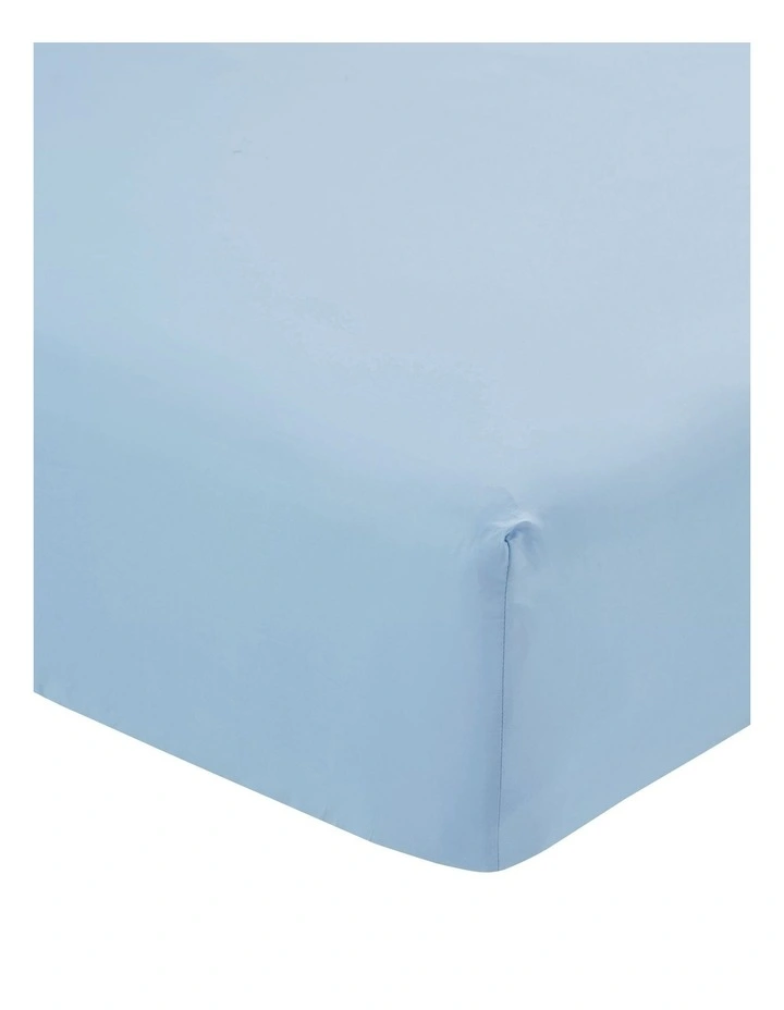 Linen House Remo Fitted Sheet in Blue