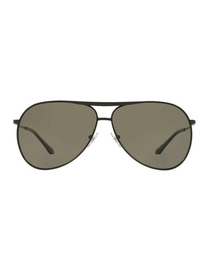 HU1006 Black Polarised Sunglasses