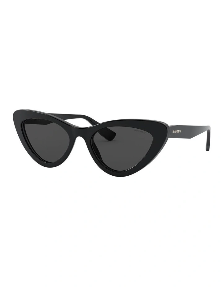 MU 01VS Core Collection Black Sunglasses