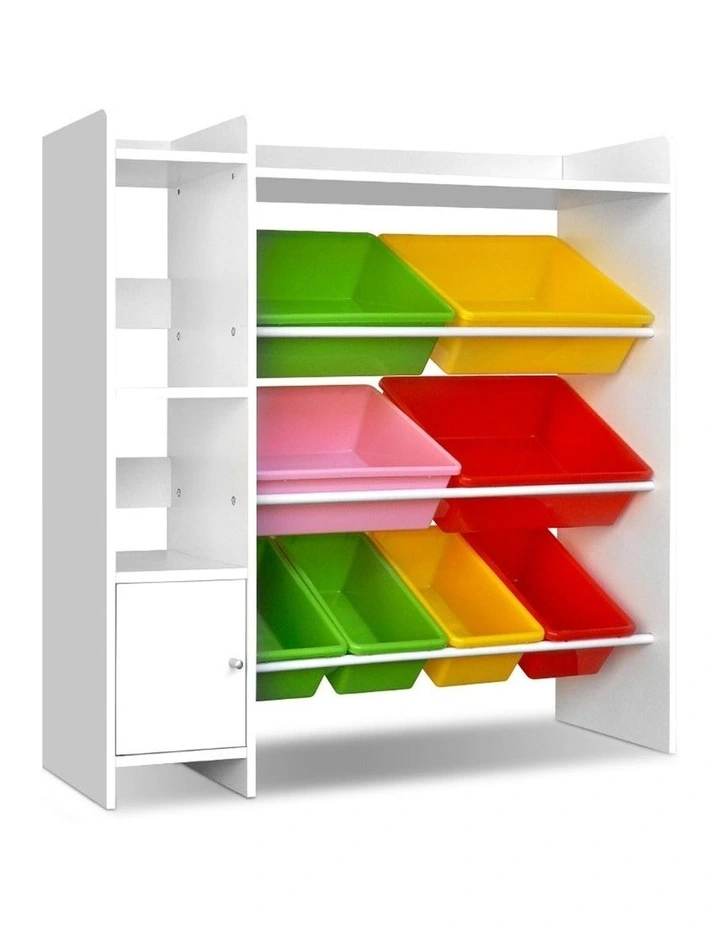 Keezi 8 Bin Toy Storage Shelf
