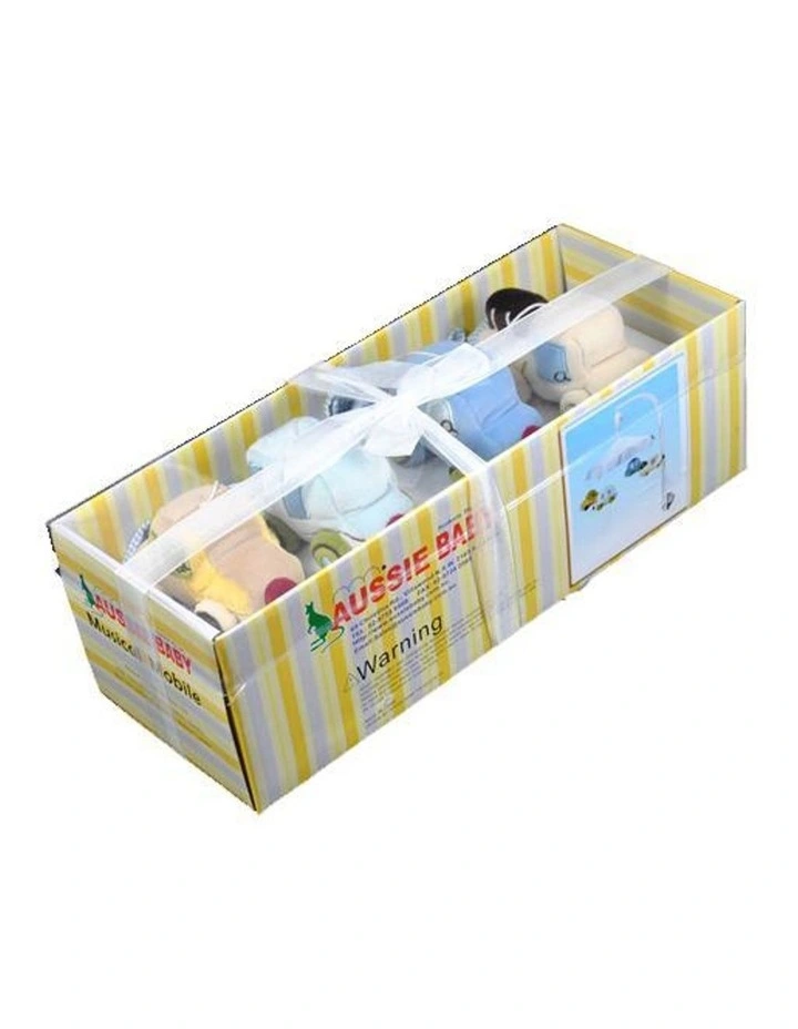 Musical Baby Cot Mobile Cars Vehicle Themed