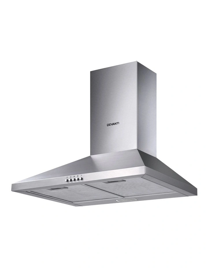 Range Hood 60cm 600mm Kitchen Canopy Stainless Steel Rangehood Wall Mount