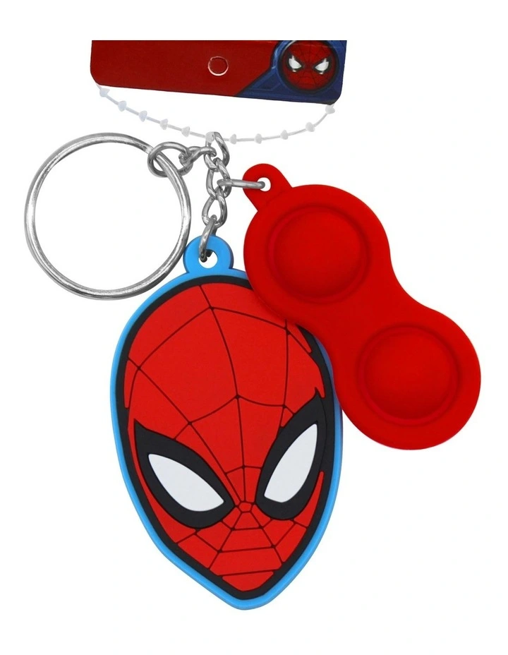 Hero Pop It Keyring in Red