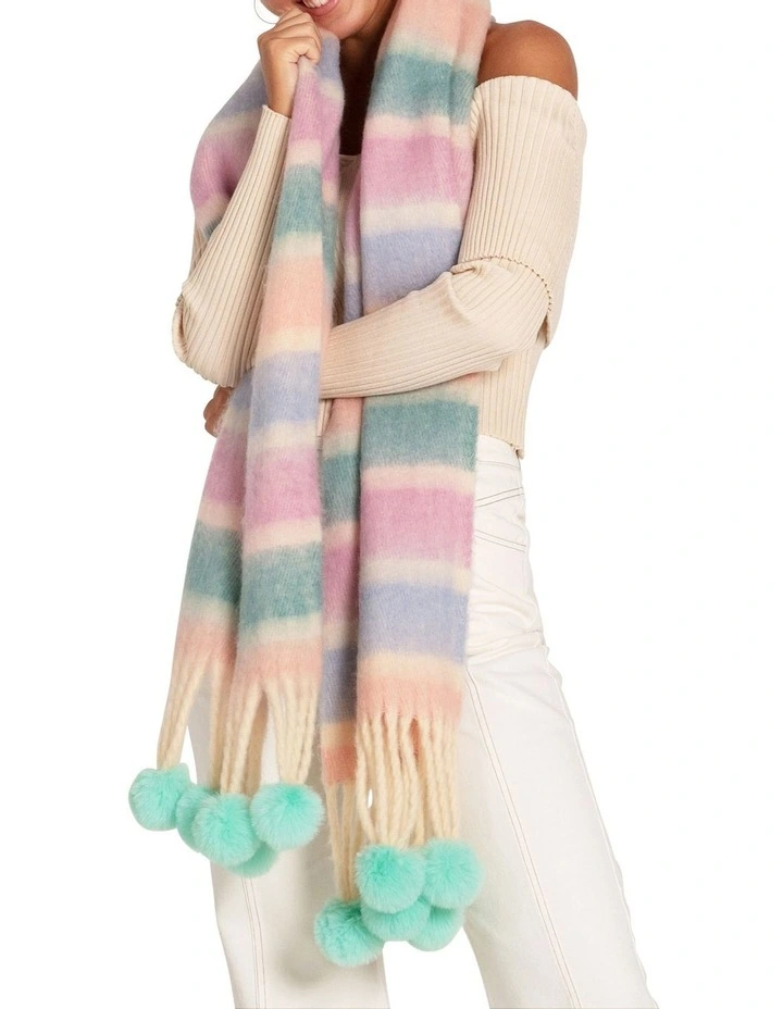 All Things Magical Pom Pom Scarf in Assorted
