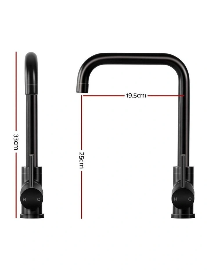 Mixer Faucet Tap Brass Black