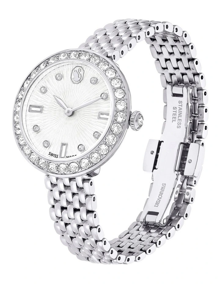 Certa Swiss Made Metal Bracelet Tone Watch in Silver