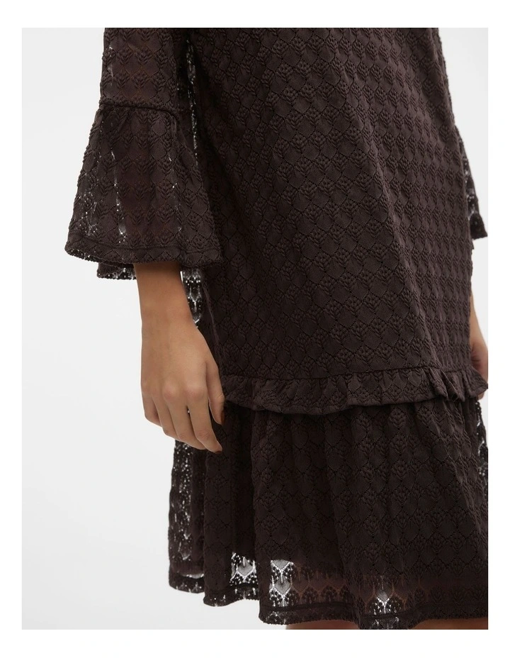 Becca Lace Dress in Raisin