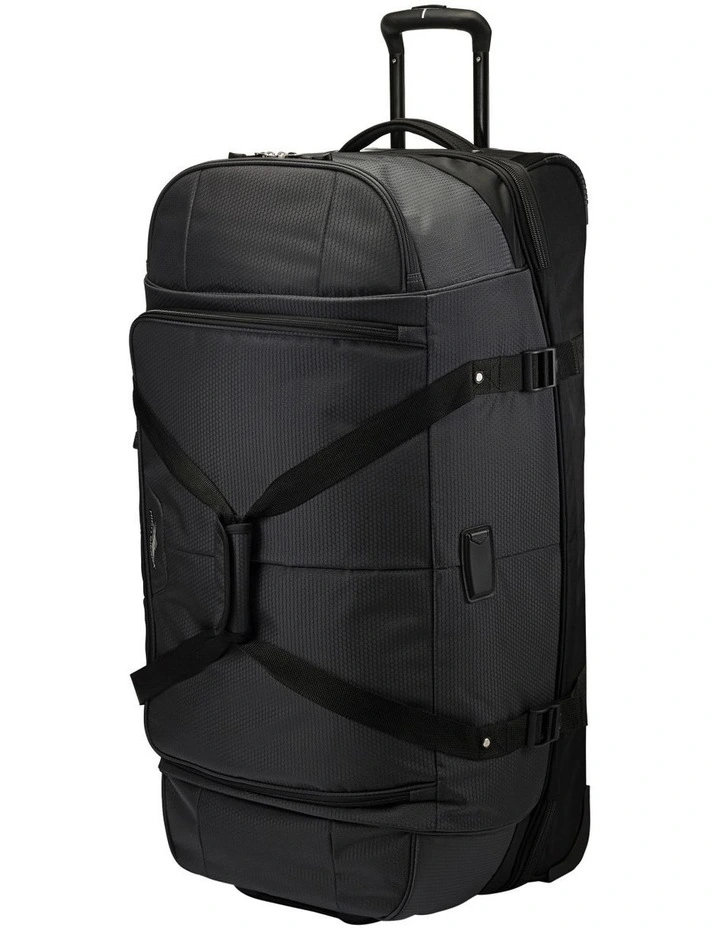 Fairlead Wheeled Duffle 86cm in Mercury/Black