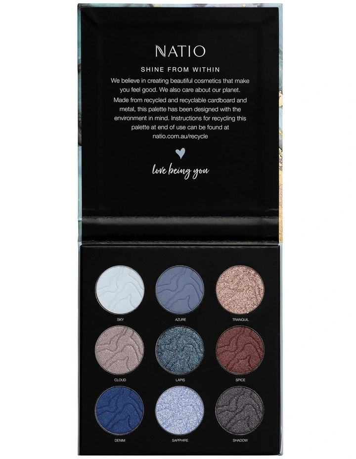 Marine Lapis Mineral Eyeshadow Palette 9g