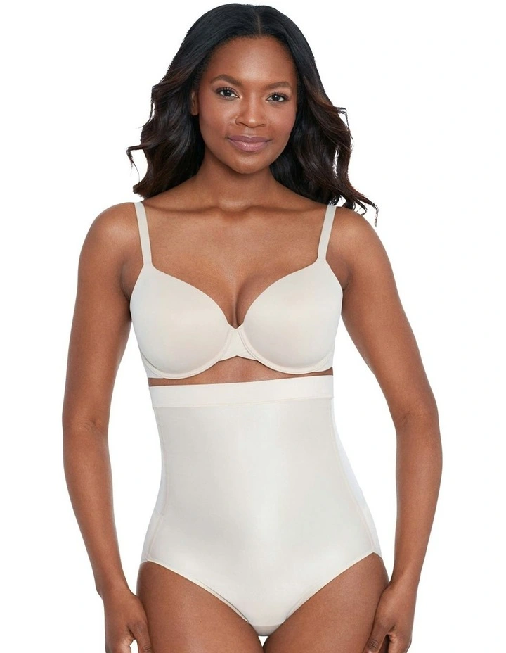 Core Contour Ultra High Waist Shaping Brief in Beige