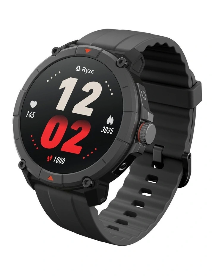 Trek RZ-WAEA Smartwatch With Gps Black/Red