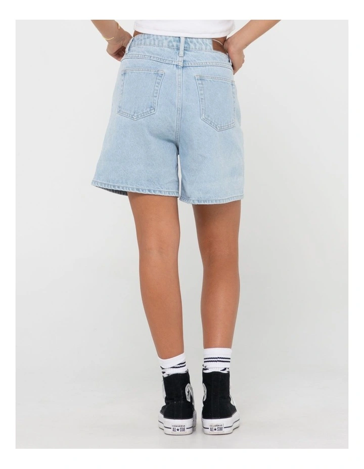 Cyprus High Denim Short in Blue