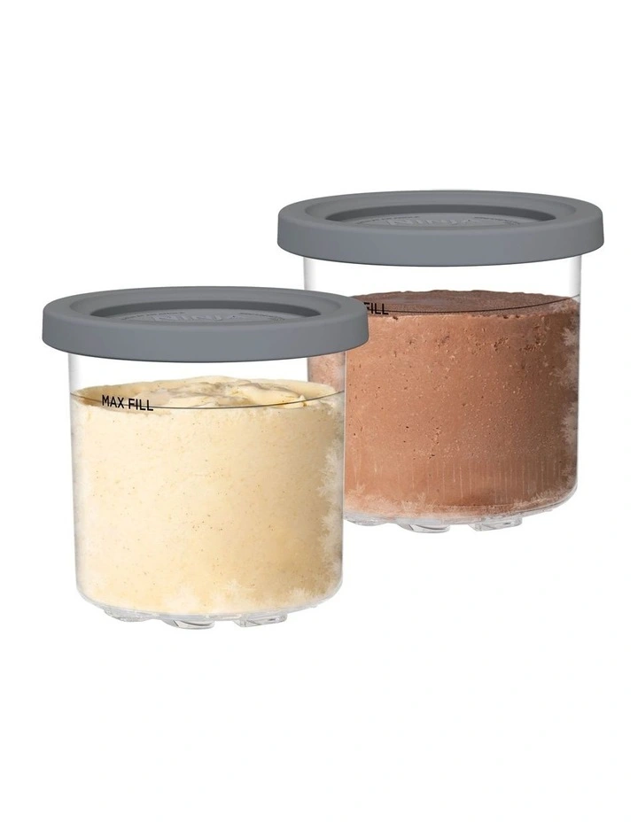 Creami Ice Cream Maker Tubs 2 Pack 470ml XSKPNTLID2ANZ