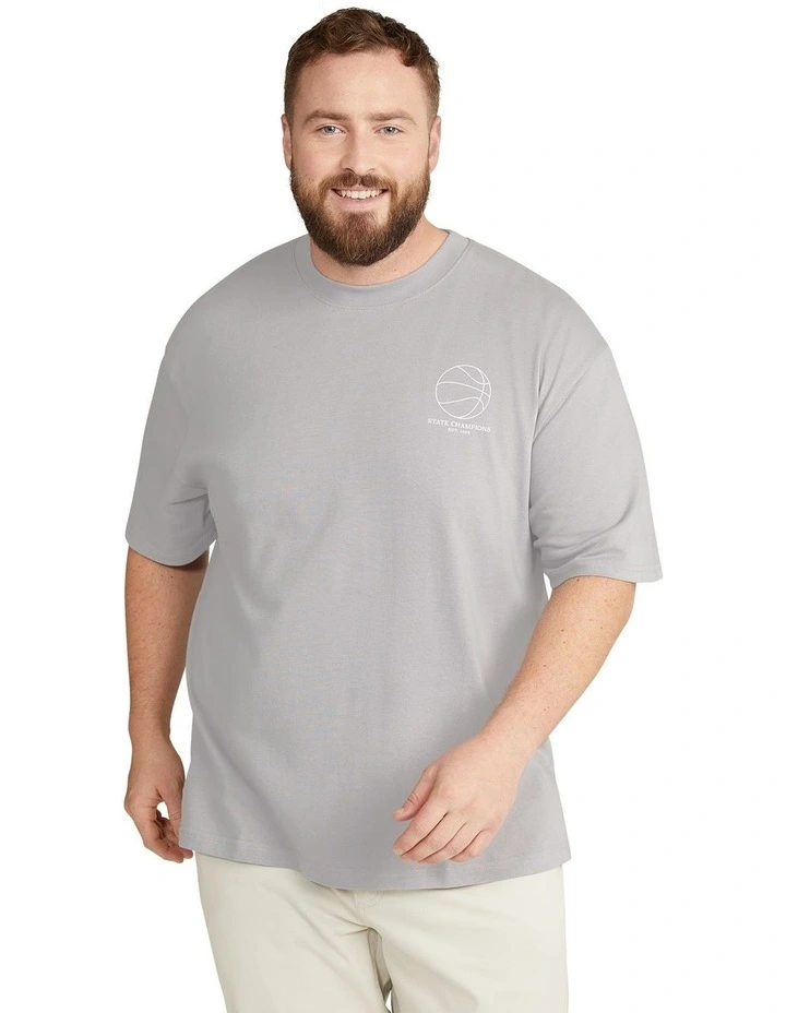 Champions Relaxed Fit Tee in Lilac