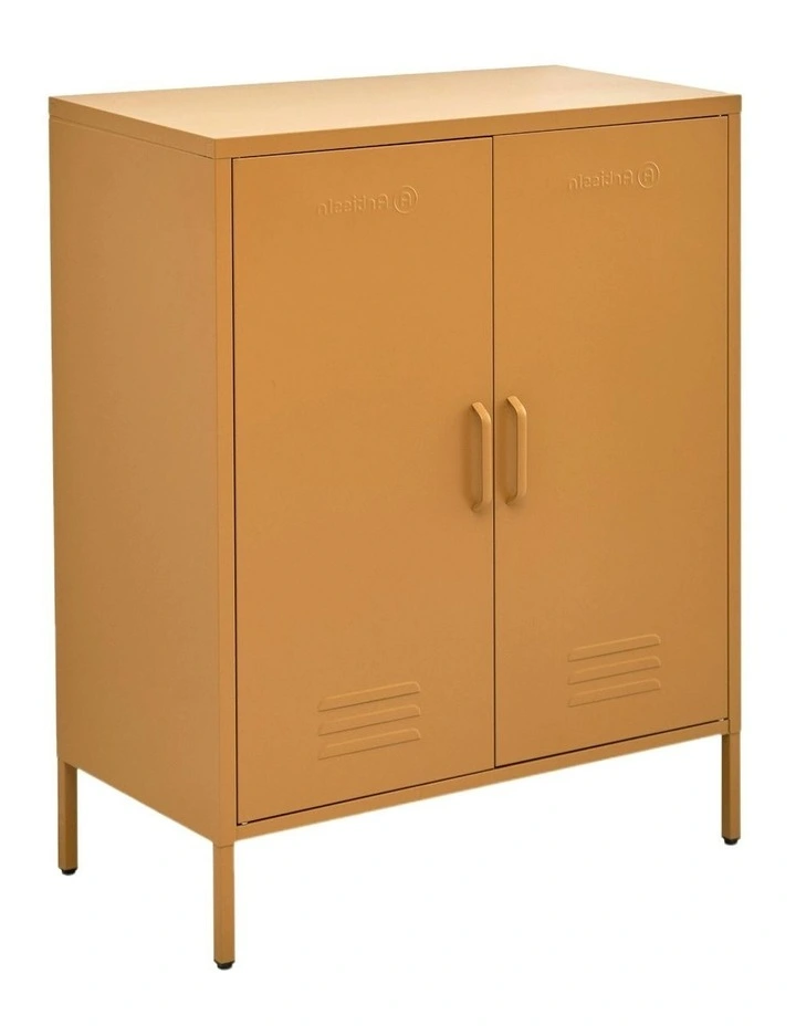Buffet Sideboard Metal Cabinet - SWEETHEART in Yellow