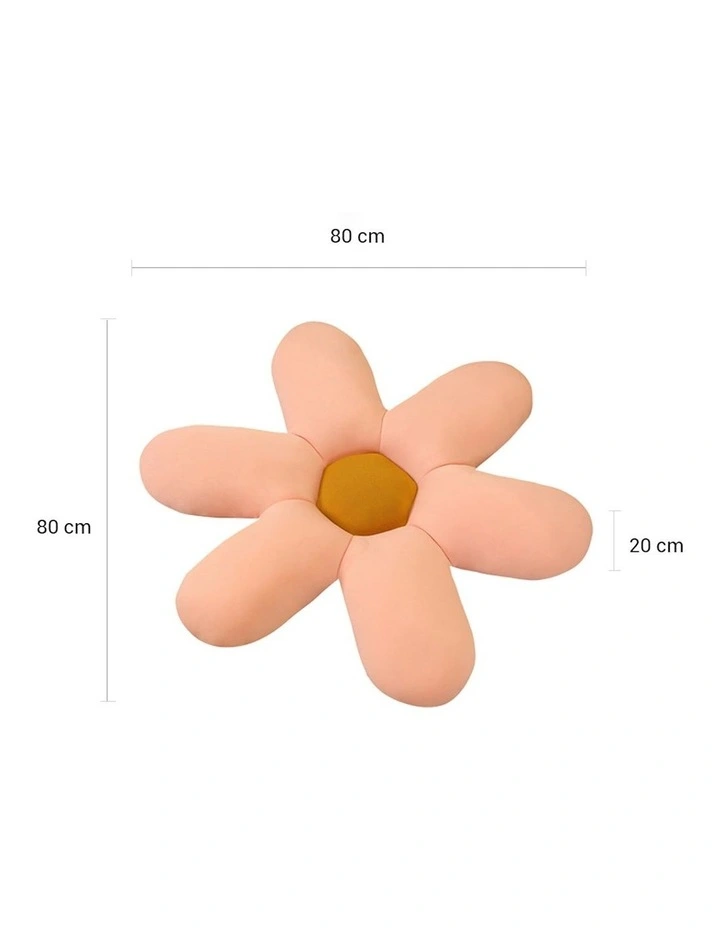 Daisy Flower Shape Cushion in Pink