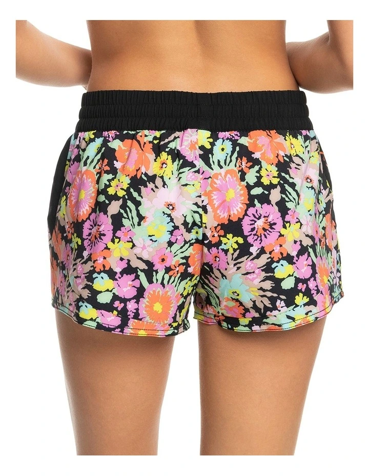 Active Swim Shorts in Anthracite Floral Escape