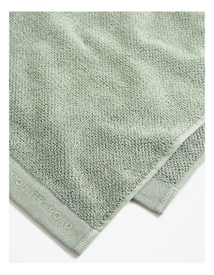 Calo Australian Cotton Hand Towel in Faded Moss