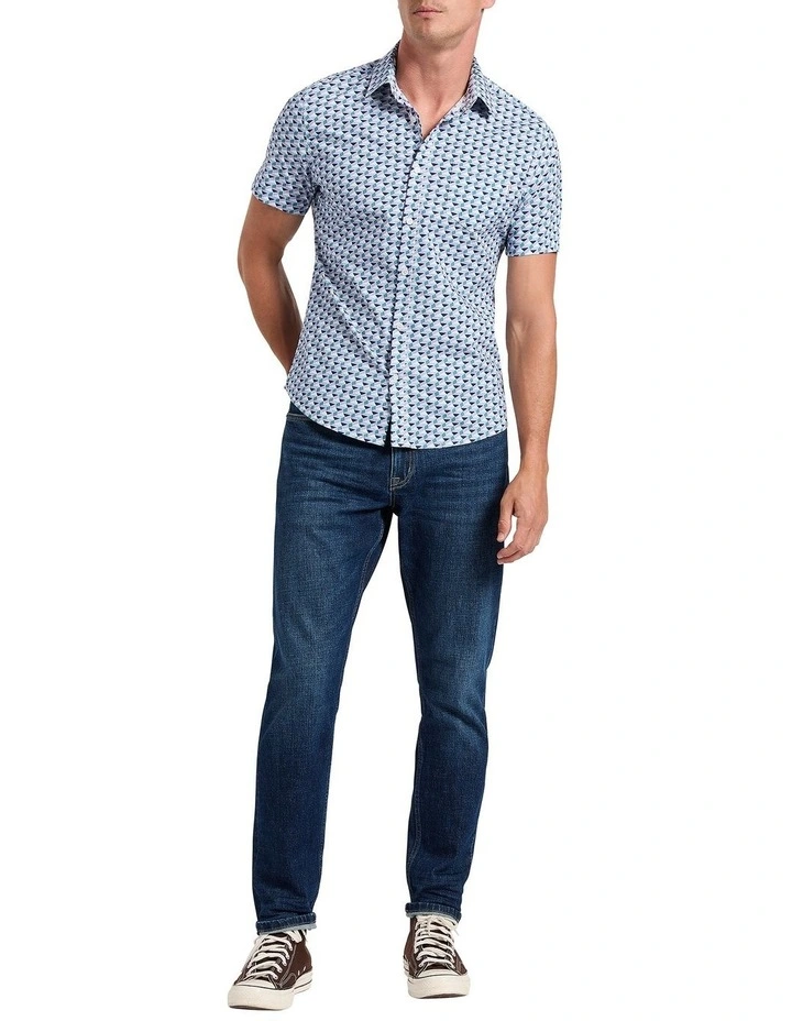 One Dance Shirt in Purple Multi