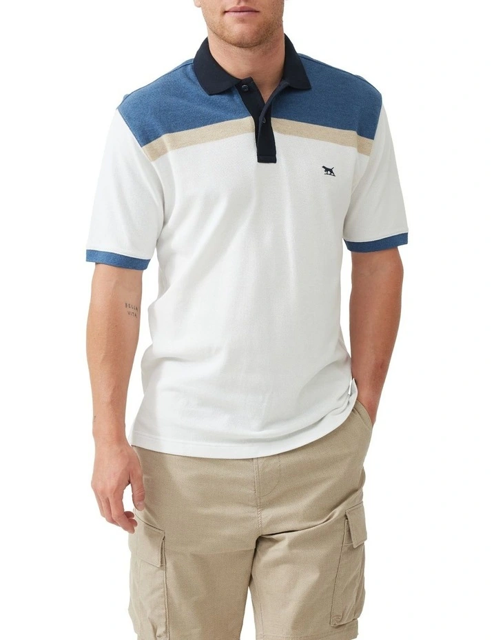 Whitby Polo Shirt in Snow
