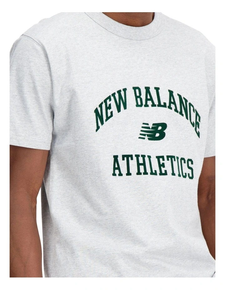 Athletics Varsity Graphic T-shirt in Athletic Grey