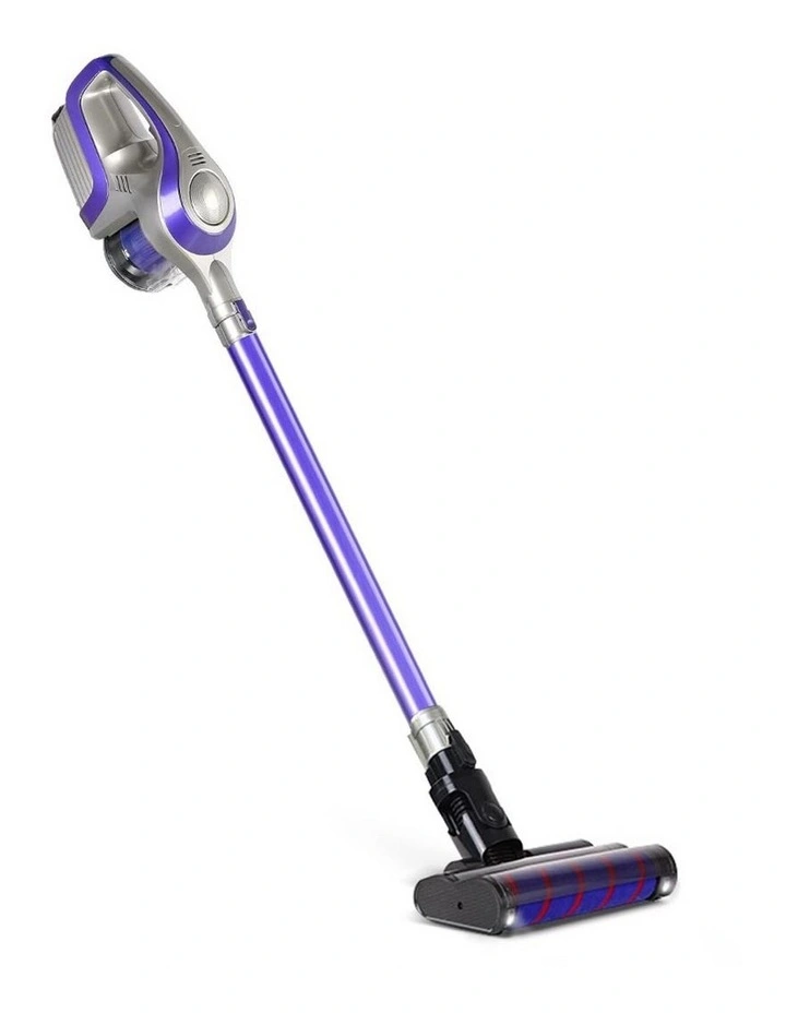 Cordless 150W Handstick Vacuum Cleaner Purple and Grey