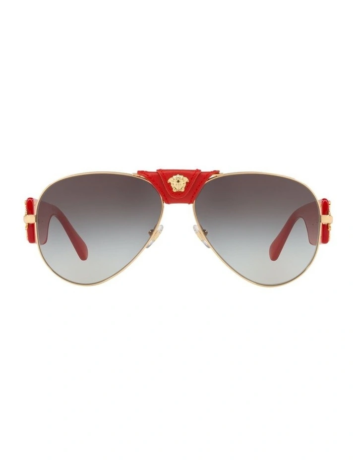 VE2150Q Gold Sunglasses