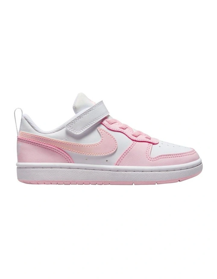 Court Borough Low Recraft Pre-School Sneakers in White
