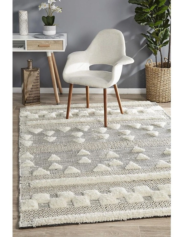 Miller Rhythm Flow Rug in Ivory