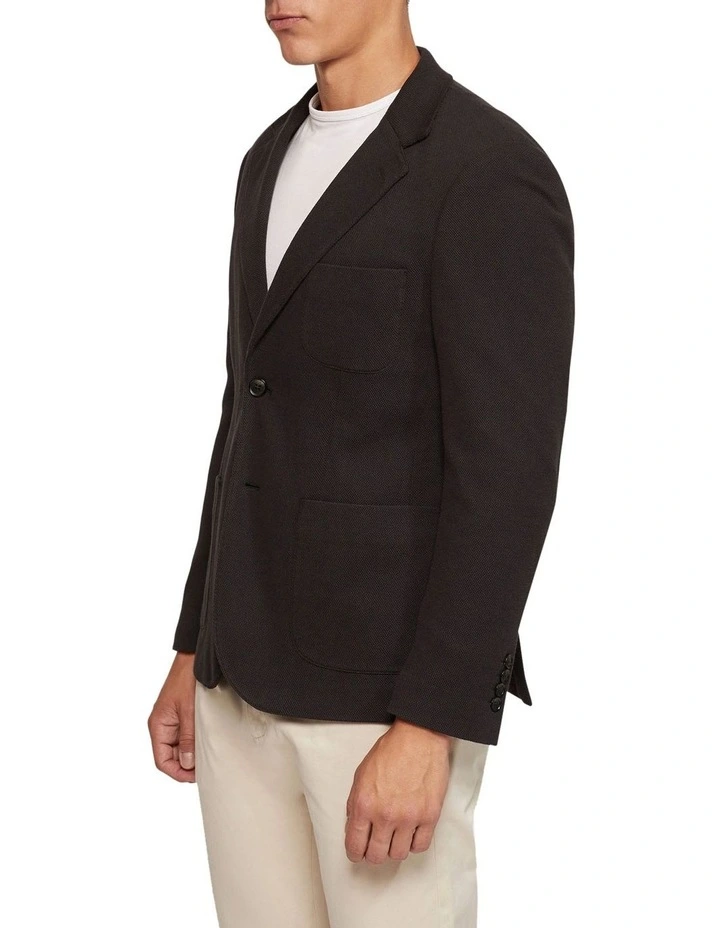 Frankie Knitted Blazer in Black