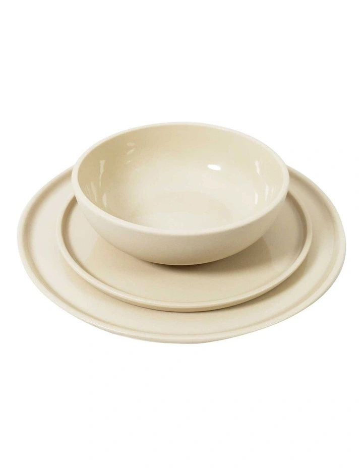 Covet Dinner Set 12 Pieces in Biscuit
