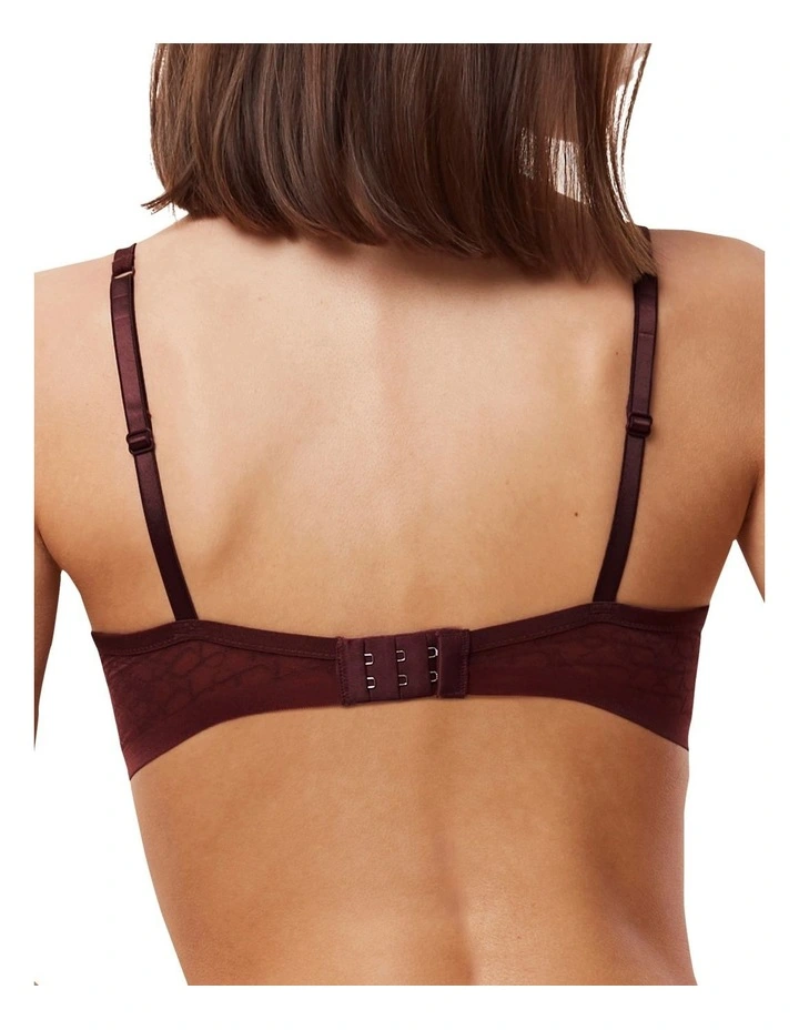 Signature Sheer Ex Bra in Decadent Chocolate