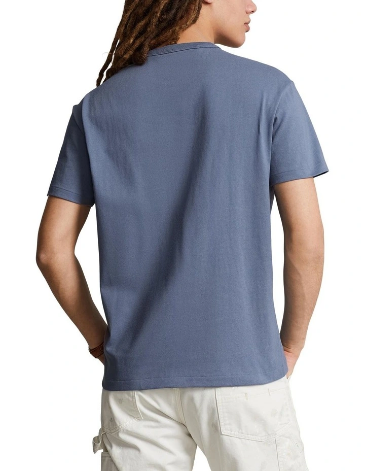 Classic Fit Jersey Crewneck T-shirt in Blue