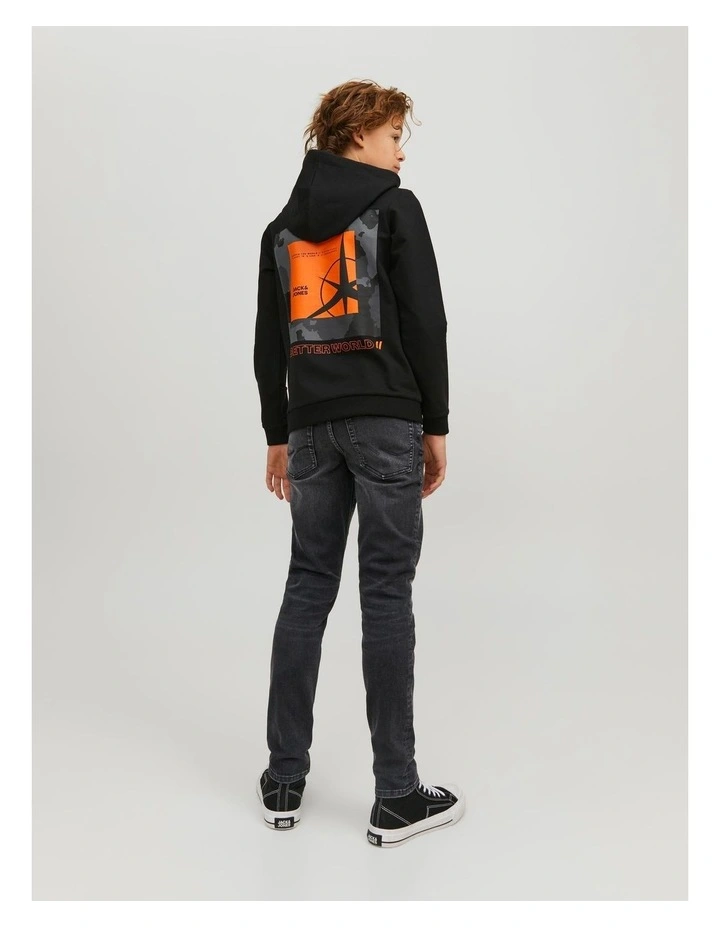 Glenn Original Slim Denim Jeans in Black Denim