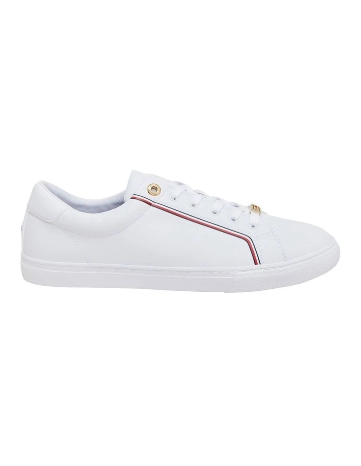 Global Stripe Sneaker in White