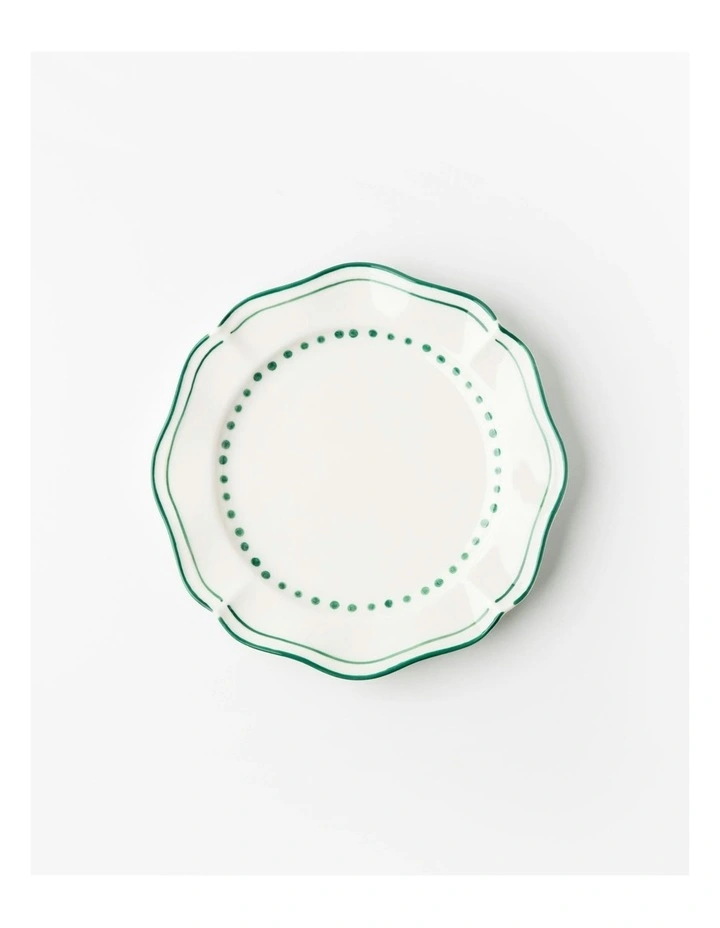 Capri Side Plate in Green