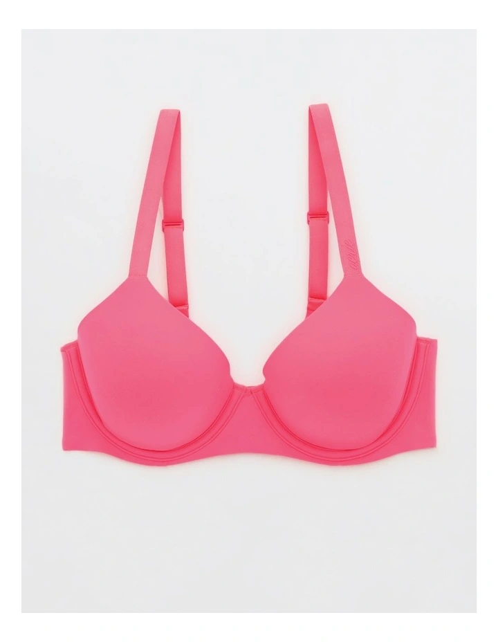 Smoothez Full Coverage Lightly Lined Bra in Coral Sun