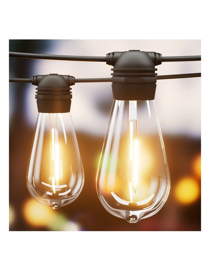 Solar Festoon Lights Outdoor LED 23m String Light Xmas Party Decorations