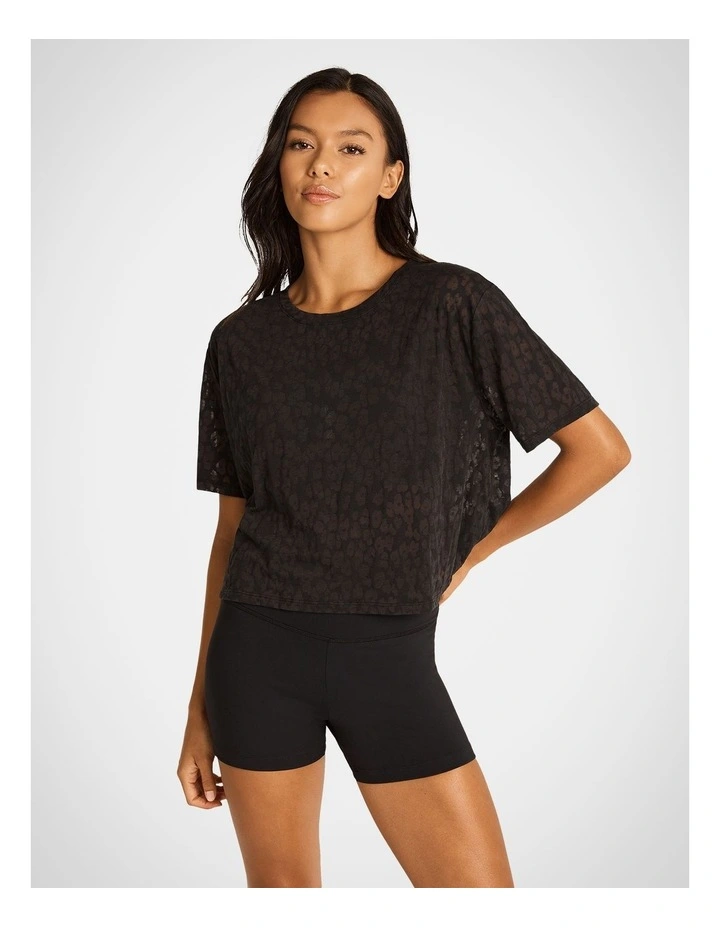 Burnout Tee in Black