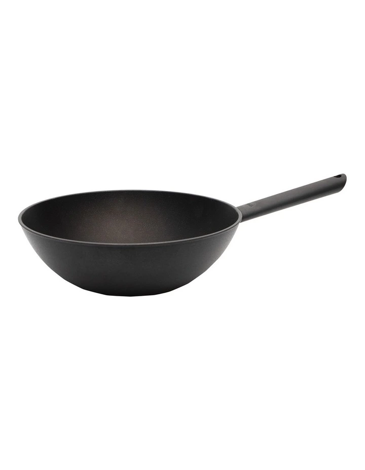 Eco Lite Fixed Handle Induction Wok 30cm in Black