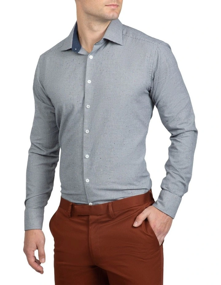 Grey Houndstooth Bryson Shirt