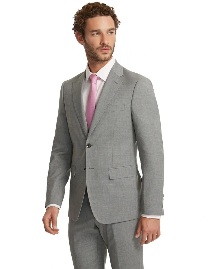 Byron Wool Jacket in Grey