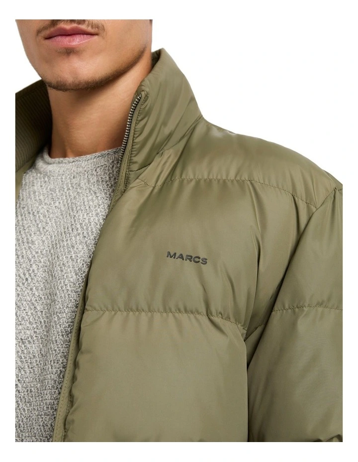 Phil Oversized Puffer Jacket in Tarmac
