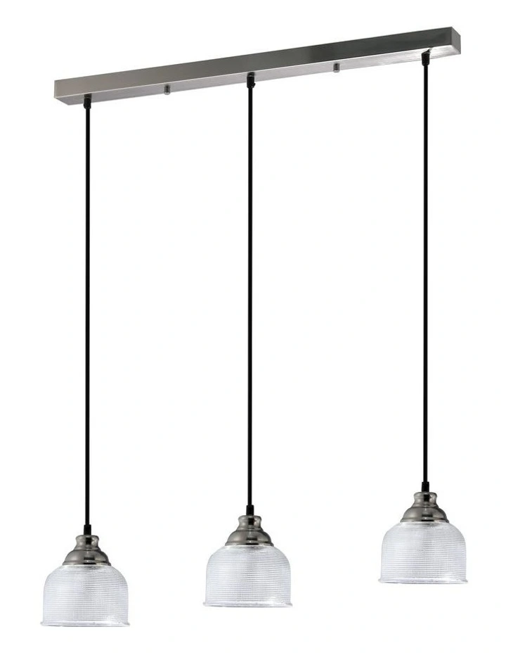 Aviva 3 Lgiths Pendant Light Silver